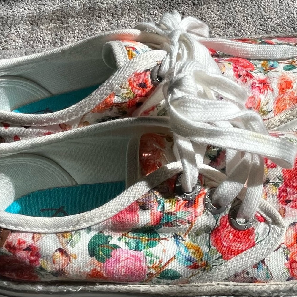 Blowfish canvas floral shoes